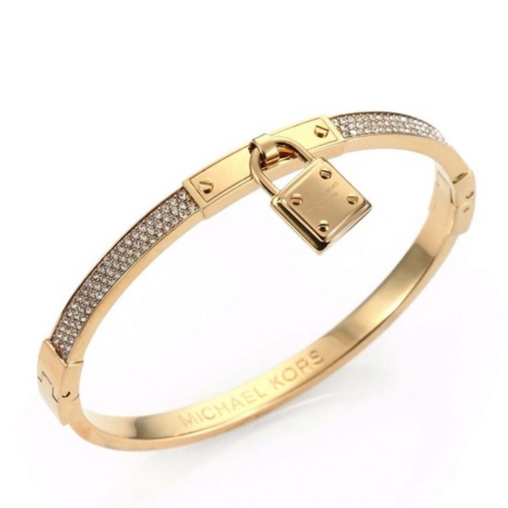 Michael Kors Brilliance Padlock Charm Bracelet